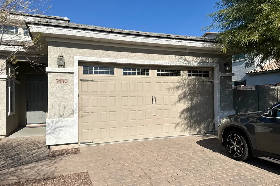 New garage door installed in Peoria, AZ