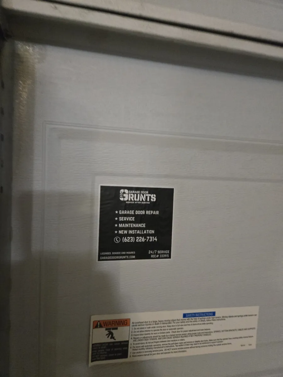 Garage Door Spring Replacement in Peoria, AZ by Garage Door Grunts