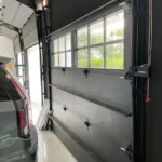 Tall garage door with a LiftMaster wall-mount opener beside the track in Paradise Valley